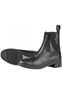 Saxon Junior Syntovia Zipped Paddock Boots 808743 - Black